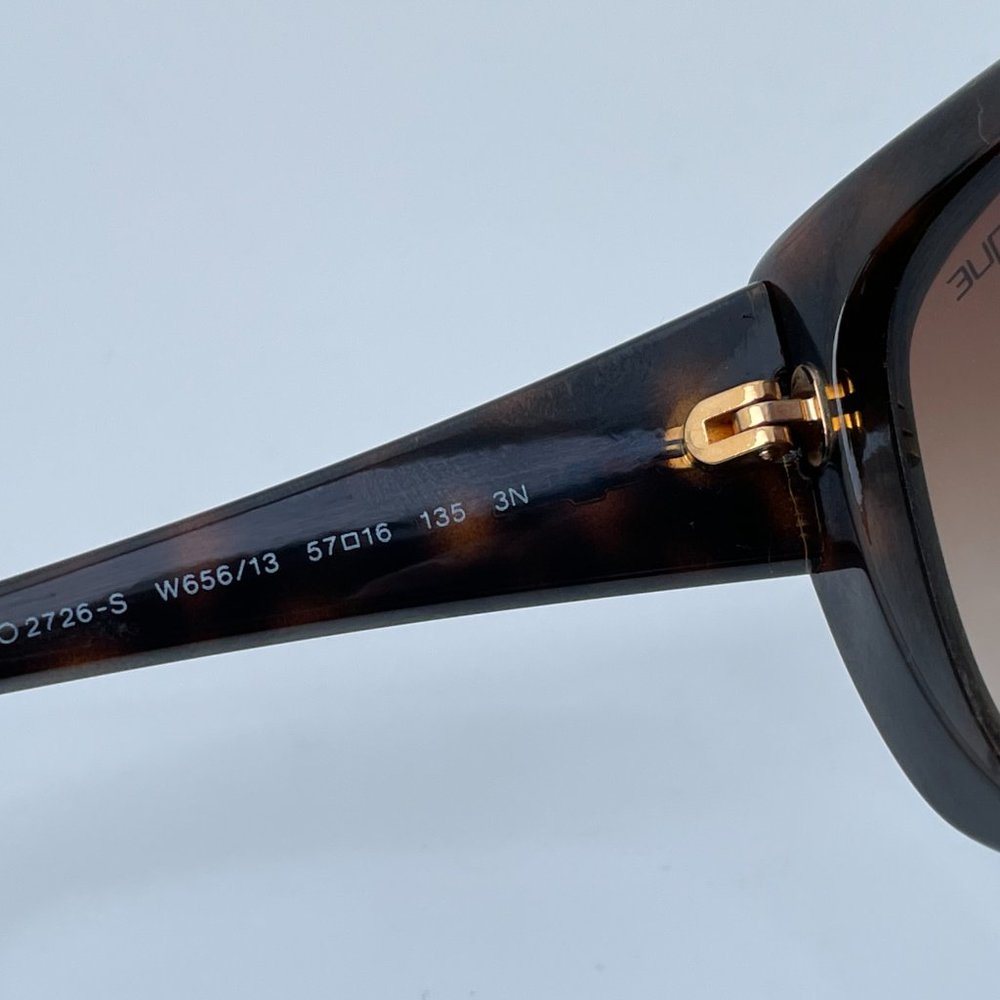 Vogue Women Sunglasses Brown Made in Italy W/ Case - Picture 6 of 9